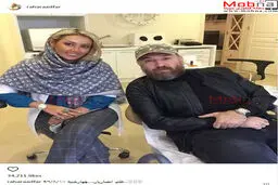 حضور علیرضا انصاریان در مطب دندانپزشکی خانم دکتر سرشناس / عکس