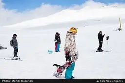 بازگشایی پیست اسکی بین‌المللی توچال/تصاویر