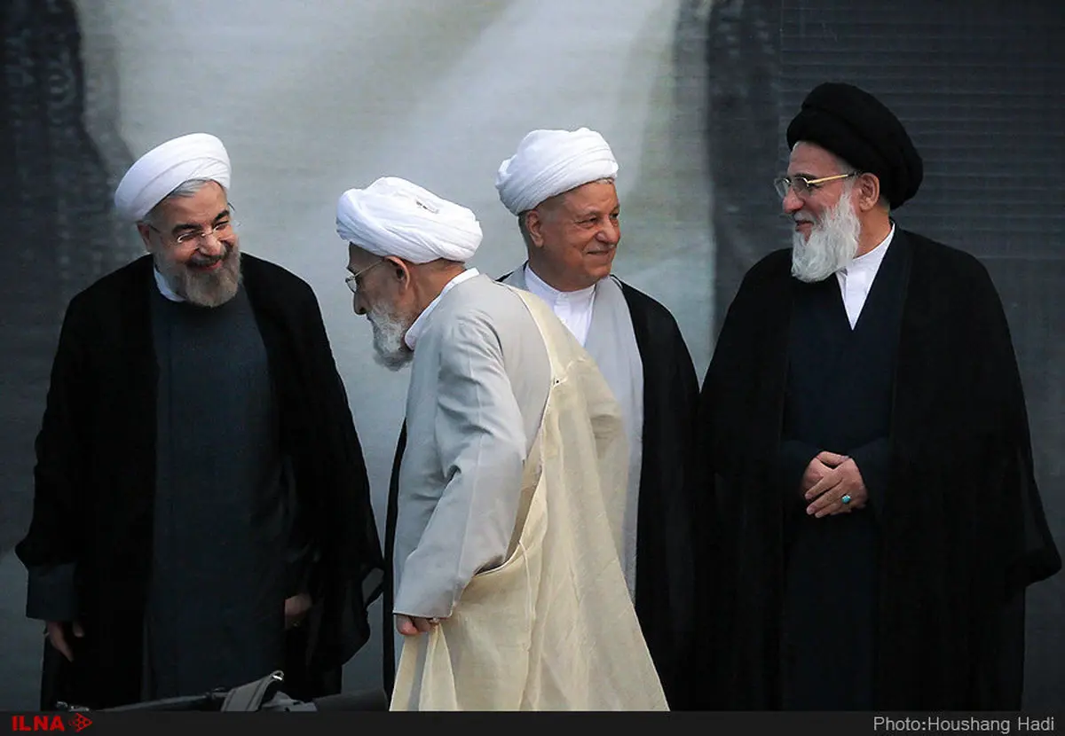 عکس | تصویری دیدنی از هاشمی رفسنجانی، هاشمی شاهرودی، مهدوی کنی و حسن روحانی