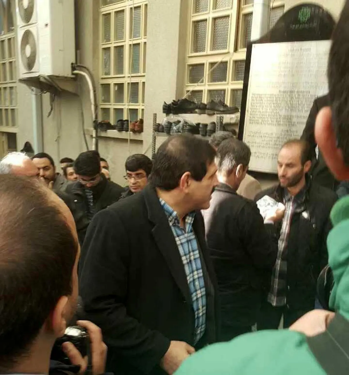 عباس جدیدی ⁩در مراسم وداع با هاشمی رفسنجانی/عکس