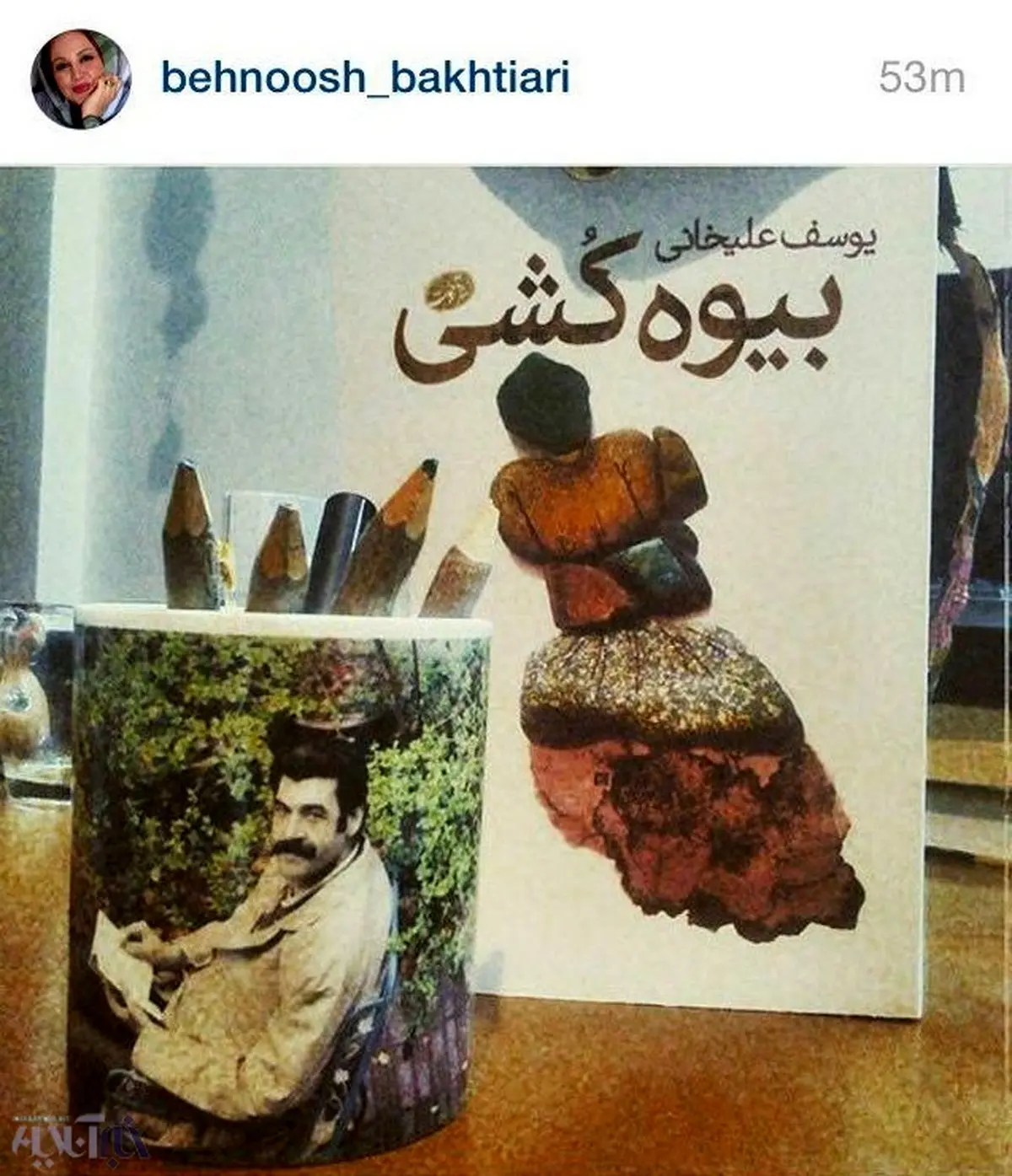 پیشنهاد بهنوش بختیاری برای کتاب خواندن/عکس