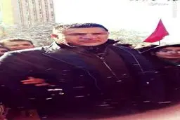 عکس/ عزاداری علی دایی زیر بارش برف در اردبیل