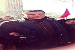 عکس/ عزاداری علی دایی زیر بارش برف در اردبیل