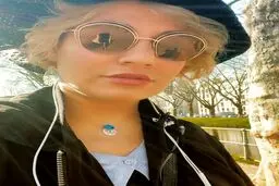 عینک خاص روی صورت مهناز افشار + عکس