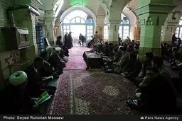 حاشیه‌های تصویری مراسم تشییع همشیره رهبر معظم انقلاب با حضور فرزندان رهبری و شخصیت‌های سیاسی و حوزوی