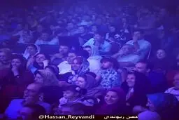 شوخی حسن ریوندی با دختران در حضور بازیگران + فیلم