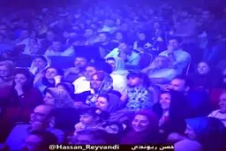 شوخی حسن ریوندی با دختران در حضور بازیگران + فیلم
