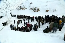 گزارشی از کولبرانی که زیر بهمن جان دادند