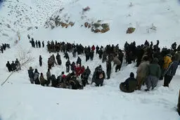 گزارشی از کولبرانی که زیر بهمن جان دادند