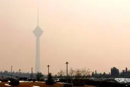 هوای تهران در وضعیت قرمز/تصاویر