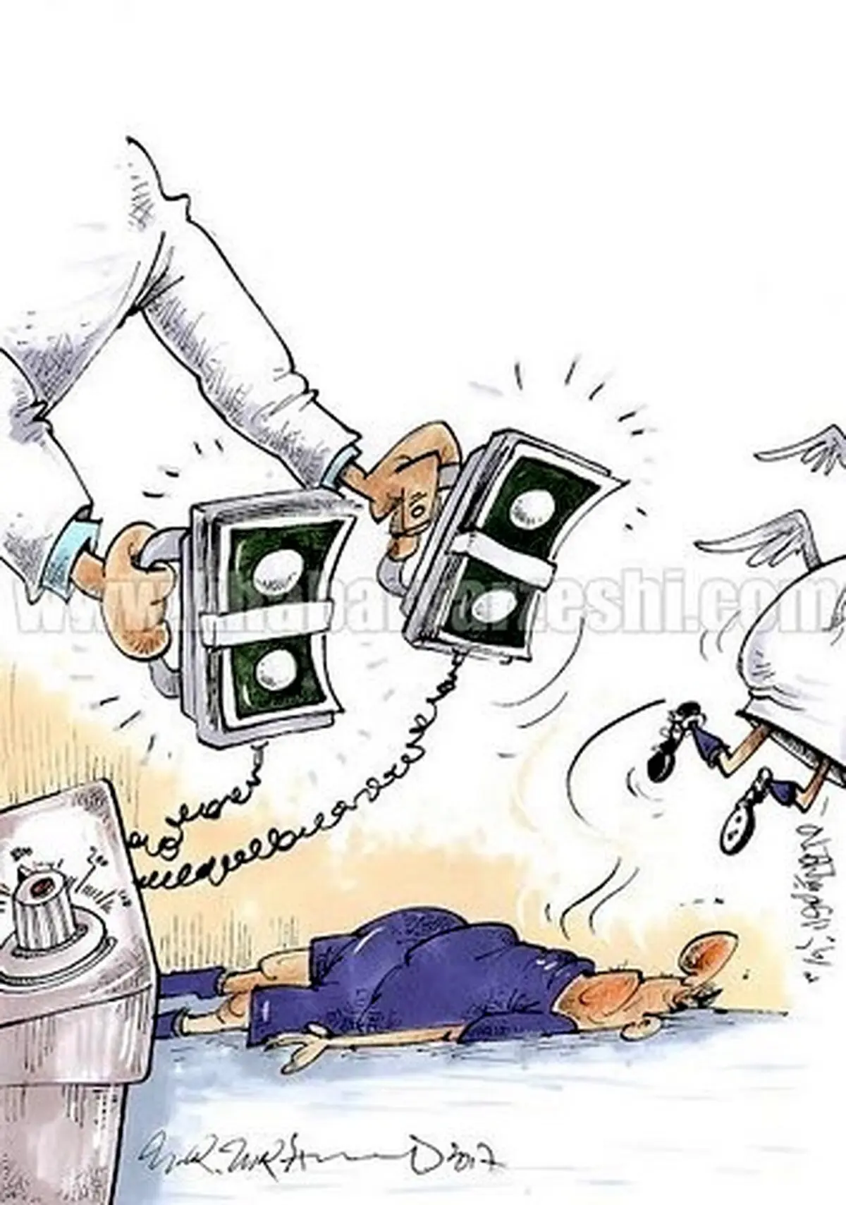 استقلال خوزستان در کما!/کاریکاتور
