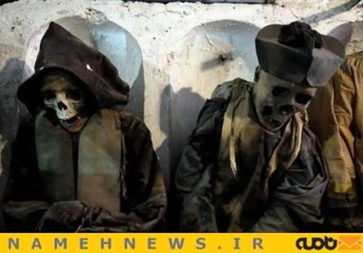 جنازه های 300 ساله در موزه ایتالیا+تصاویر