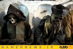 جنازه های 300 ساله در موزه ایتالیا+تصاویر