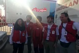 پزشکان آلمانی در حال رفتن به مناطق زلزله زده/عکس