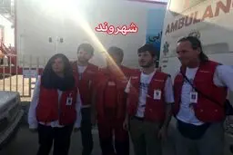 پزشکان آلمانی در حال رفتن به مناطق زلزله زده/عکس