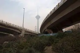 کيفيت هوای تهران هم اکنون ناسالم / عکس