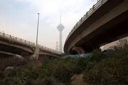 کيفيت هوای تهران هم اکنون ناسالم / عکس