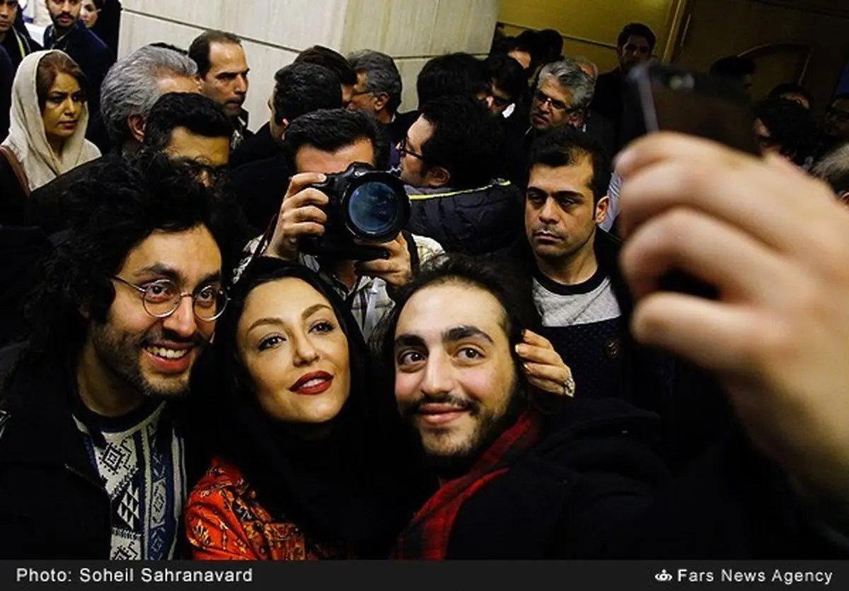 سلفی شقایق فراهانی و پسرش/ عکس