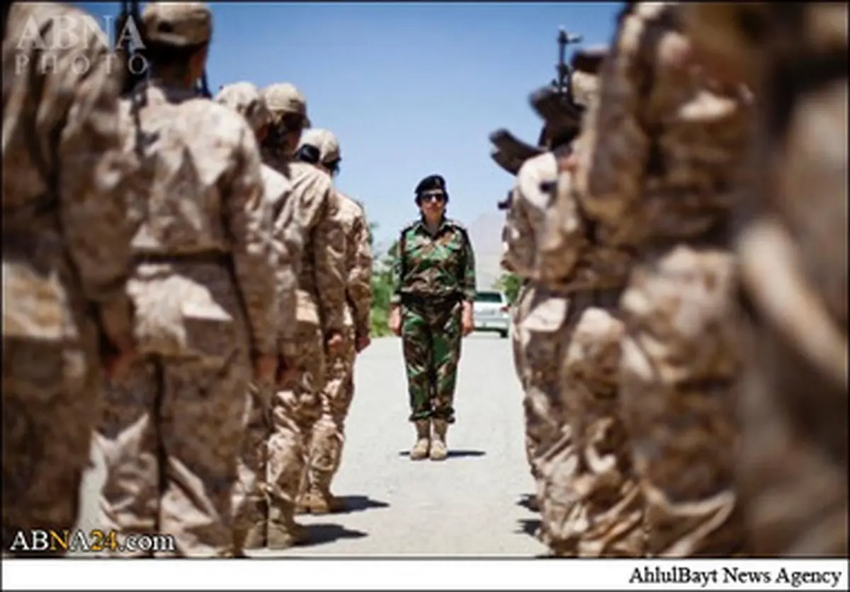 حضور زنان کُرد در نبرد با داعش/تصاویر