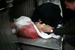 وداع دردناک با شهید 14ساله فلسطینی/تصاویر