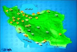 آسمان ایران از سه شنبه برفی می‌شود /نقشه وضعیت آب‌وهوا