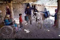 زندگی سخت در روستای «چشمه شاهرخ» کرمانشاه/تصاویر