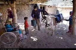 زندگی سخت در روستای «چشمه شاهرخ» کرمانشاه/تصاویر