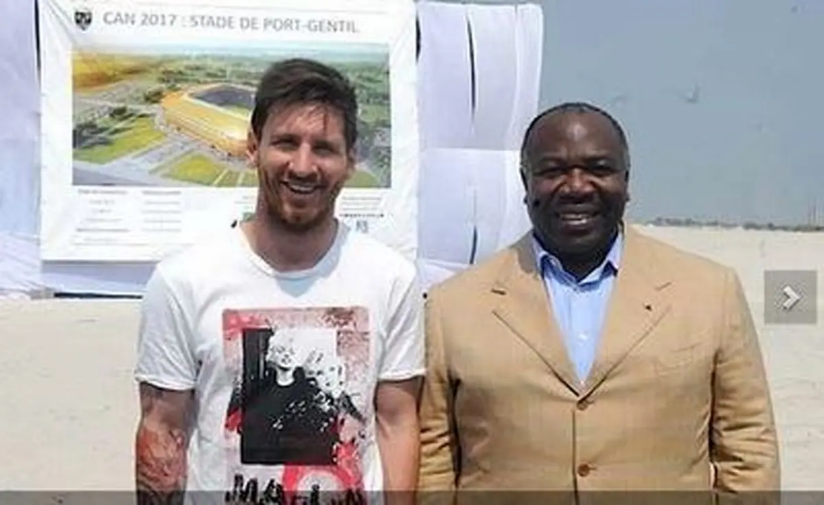 حواشی تصویری سفر مسی به گابن