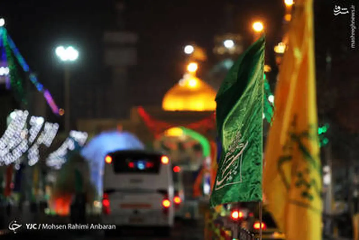 حال و هوای شب میلاد امام حسن عسکری(ع) در حرم رضوی/تصاویر