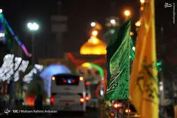 حال و هوای شب میلاد امام حسن عسکری(ع) در حرم رضوی/تصاویر