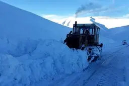 برف سنگین در لرستان /عکس