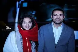 تصویری از اشكان خطيبی و همسرش آناهيتا درگاهی در جشن روز ملی سينما