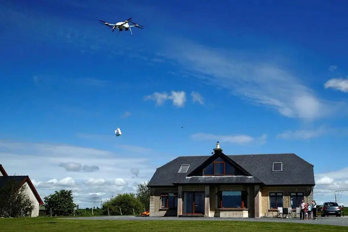 روش خلاقانه برای توزیع اقلام بهداشتی بین خانوارهای ایرلندی + عکس