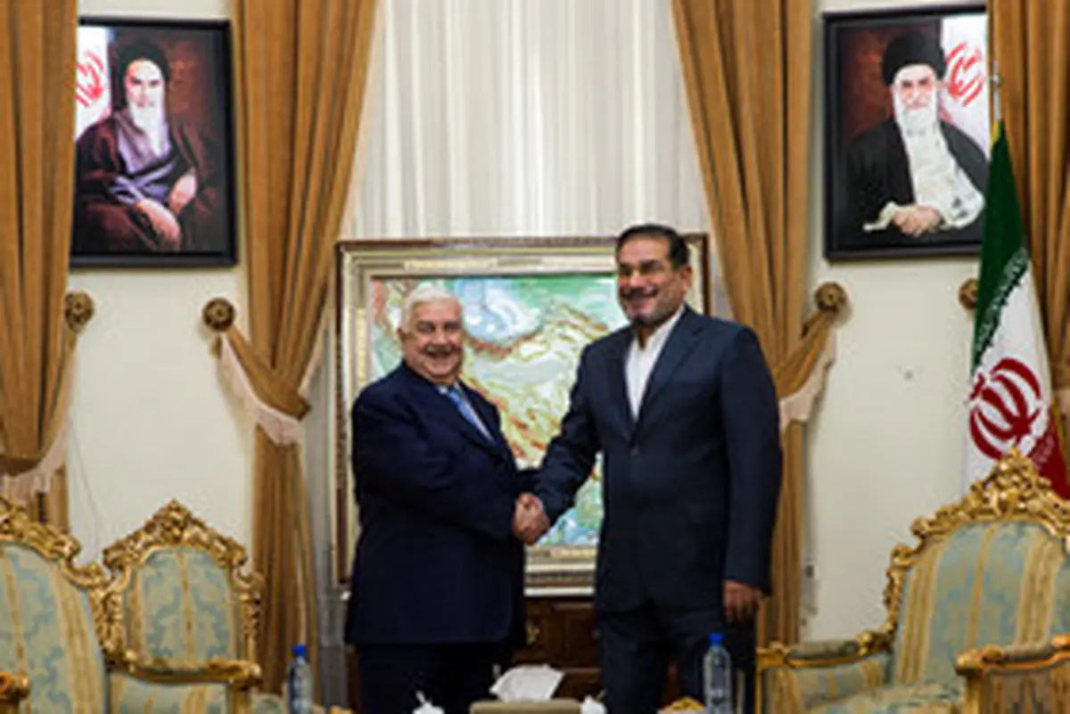 شمخانی و وزیرخارجه سوریه دریک قاب/عکس