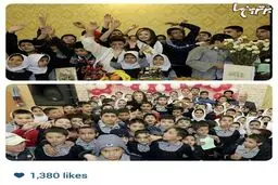 نیوشا خانم ضیغمی در بین کودکان کار/عکس