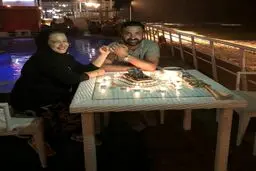 عكس رمانتيك بهاره رهنما و همسرش
