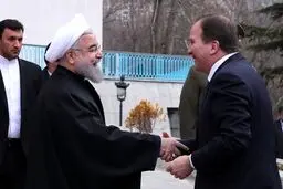 حواشی استقبال رسمی روحانی از نخست وزیر سوئد/تصاویر