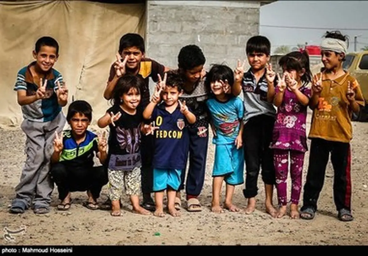 تصاویر دلخراش از کمپ آوارگان فلوجه