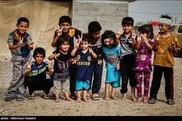 تصاویر دلخراش از کمپ آوارگان فلوجه
