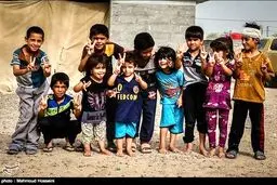 تصاویر دلخراش از کمپ آوارگان فلوجه