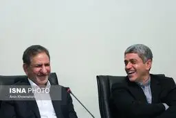 حاشیه های جلسه شورای اقتصاد با حضور جهانگیری/تصاویر
