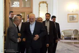 دیدار وزیر امور خارجه بروندی با ظریف/تصاویر