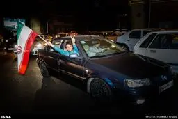 تصویری از جشن های خیابانی پیروزی برابر آمریکا/ عکس