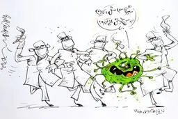 اینجوری حال کرونا تو ایران گرفته میشه! + کاریکاتور