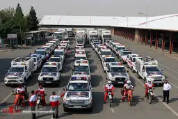 بارگیری نخستین محموله پزشکی اربعین / تصاویر