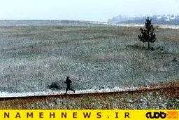 تصاویری بارش برف زمستانی در تابستان