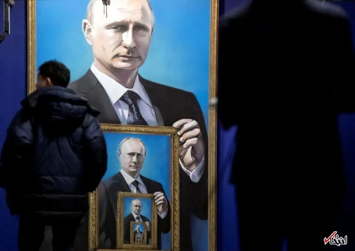 نمایشگاهی از نقاشی‌های رییس جمهور روسیه؛ پوتین در پوتین/عکس