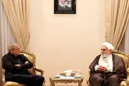 دیدار  پزشکیان با ناطق نوری