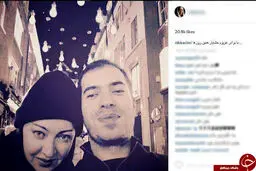 سلفی نیکی کریمی در کنار برادرش/ عکس