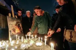 قدردانی هنرمندان از زحمات آتش‌نشانان/تصاویر